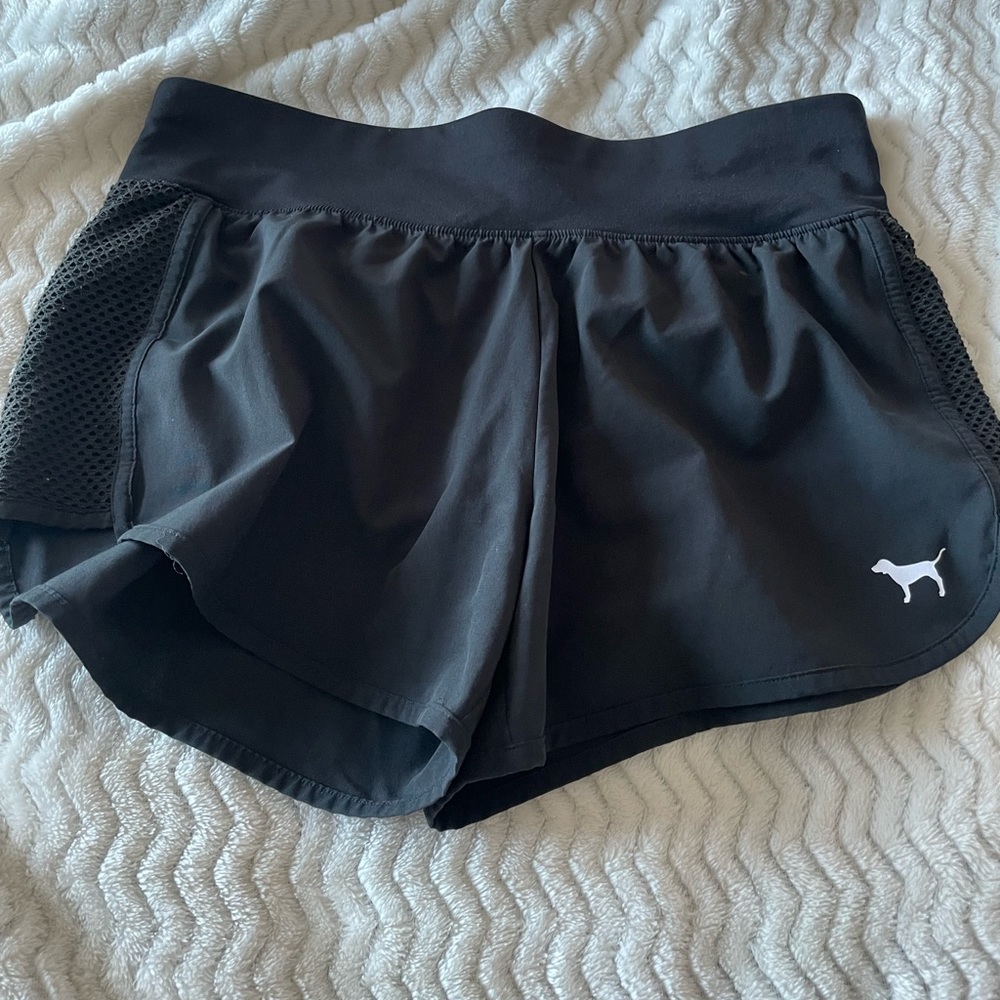 pink athletic shorts